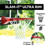 Lifetime In-Ground Crank Adjust Bolt Down Outdoor Basketball Hoop, 50-in