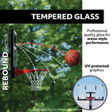 Lifetime Mommoth Bolt Down Basketball Hoop with 72-in Tempered Glass