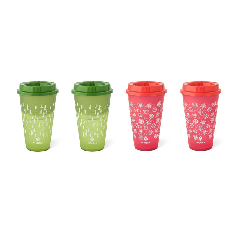16-oz Reusable Colour-Changing Hot Cups, 4-pk Z3366