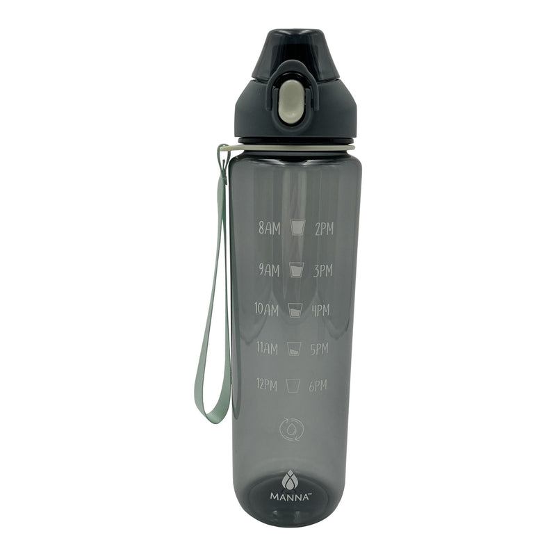 Timex Motivational Water Bottle with Wrist Strap, 34-oz, Assorted Colours R7794