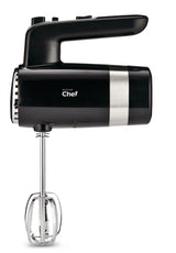 300W 5-Speed Electric Hand Mixer with Storage Base, Black