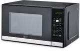 Countertop Microwave, 700 W, Black Stainless Steel, 0.7-cu-ft
