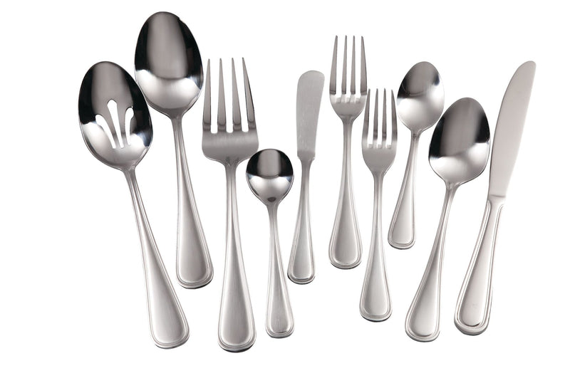 Stainless Steel Flatware Set, Serves 8, 45-pc F8876