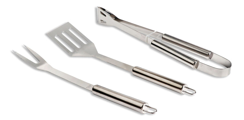 Stainless Steel Outdoor BBQ Grill Accessories Tools Set, 3-pc E6447