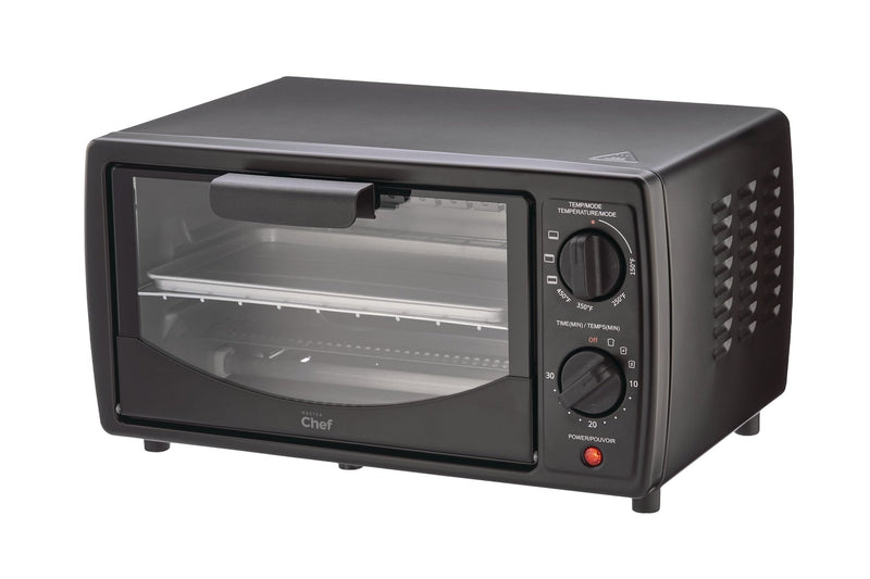 4-Slice Compact Toaster Oven, 2-Rack, Black N5959