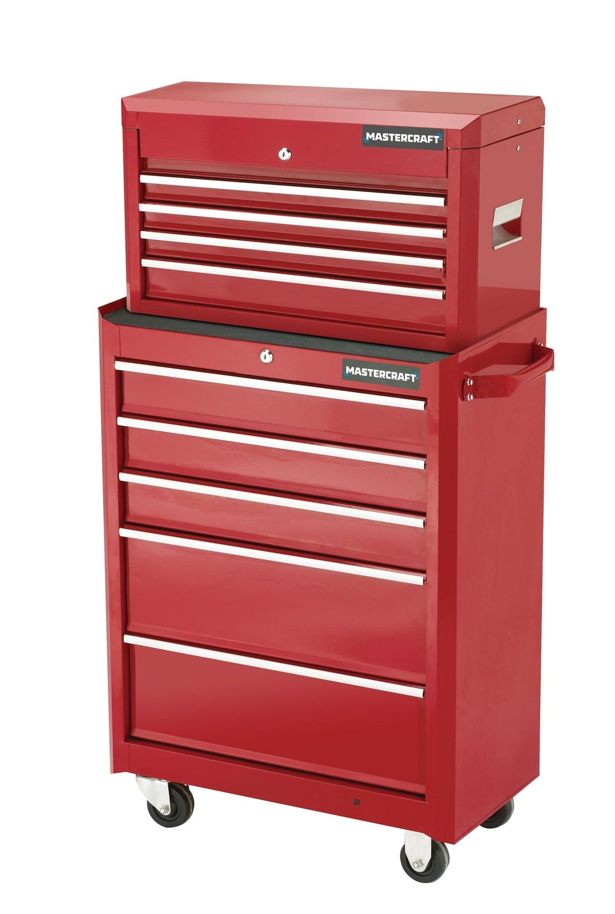 Tool Chest with 4 Drawers, Deep Red, 24-in