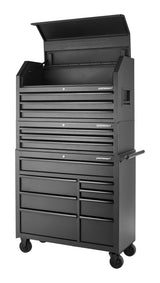 Tool Storage Mid-Chest, 3 Drawer, 41-in, Black