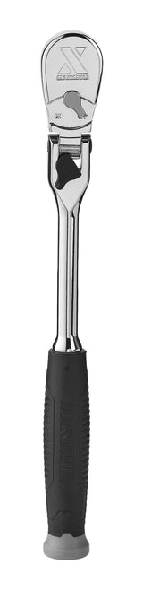 MAXIMUM 1/4" Drive Comfort Grip Locking Flex Head Ratchet