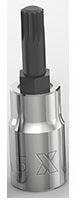 MAXIMUM 1/4-in Drive Triple Square Hex Bit Socket