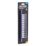 MAXIMUM 3/8-in Drive Tamper Proof Star-drive Bit Socket Set, Heat-Treated, 13-pc