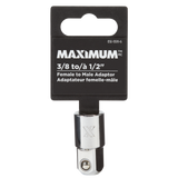 MAXIMUM 3/8-in to 1/2-in Drive Socket Adapter, CRV
