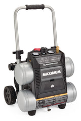 MAXIMUM 4.5-Gallon Quiet Air Compressor, 150 PSI, 1.3 HP
