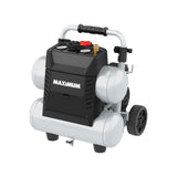 MAXIMUM 4.5-Gallon Quiet Air Compressor, 150 PSI, 1.3 HP