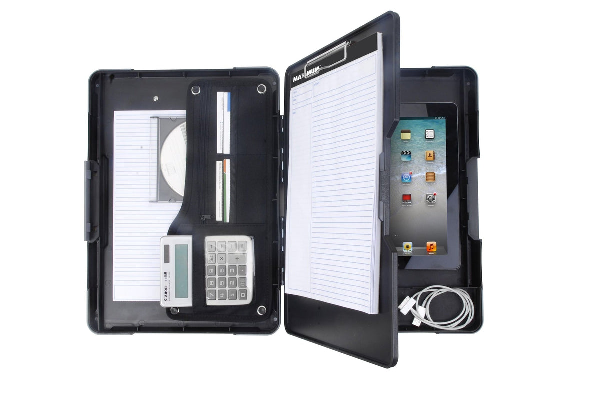 MAXIMUM Organizer with Clipboard, 9 Pockets