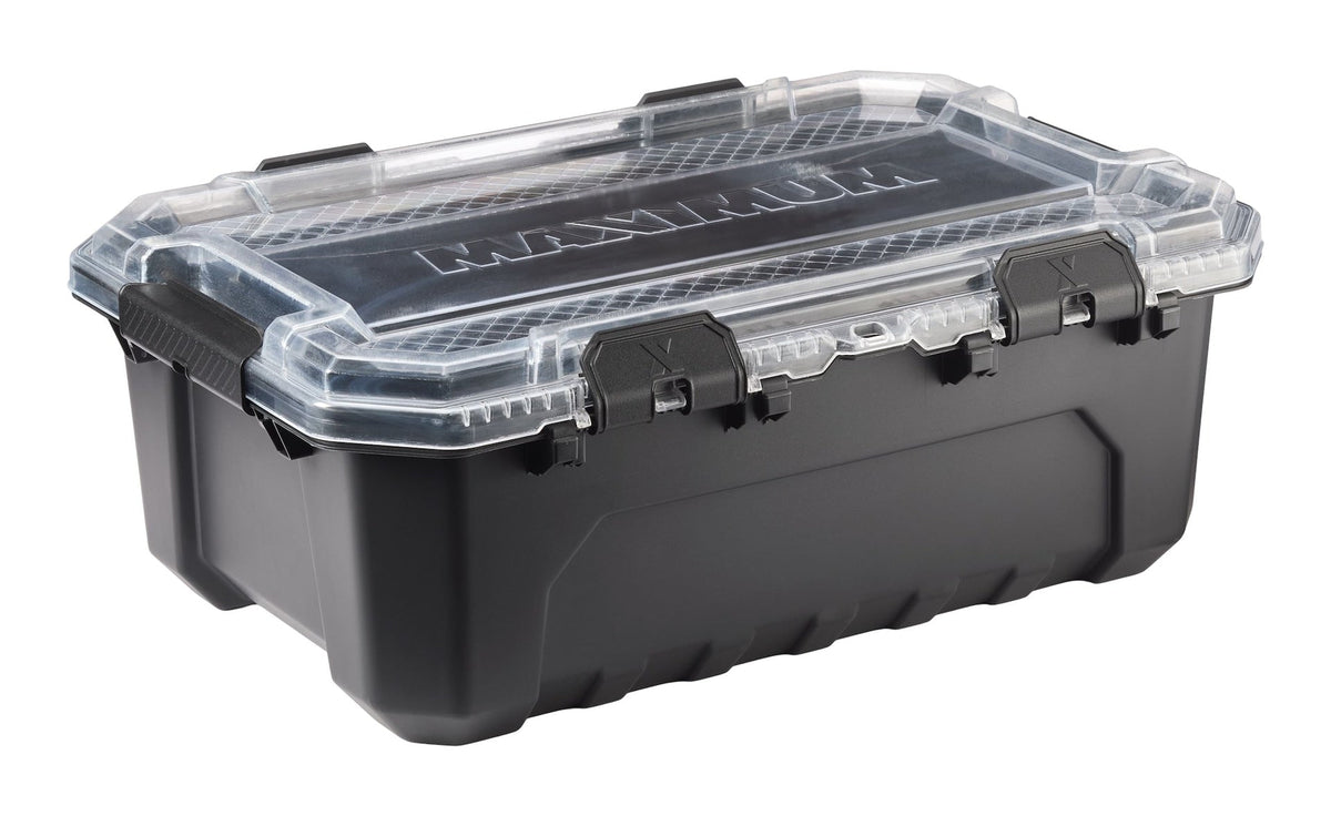 MAXIMUM Pro Duty Storage Box with Secure Closure, 45.4-L