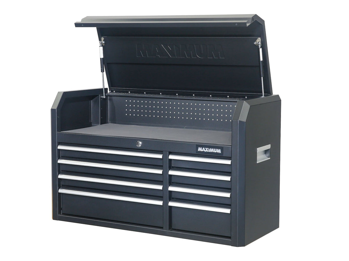 MAXIMUM Tool Chest with Integrated Power Strip, 43-in