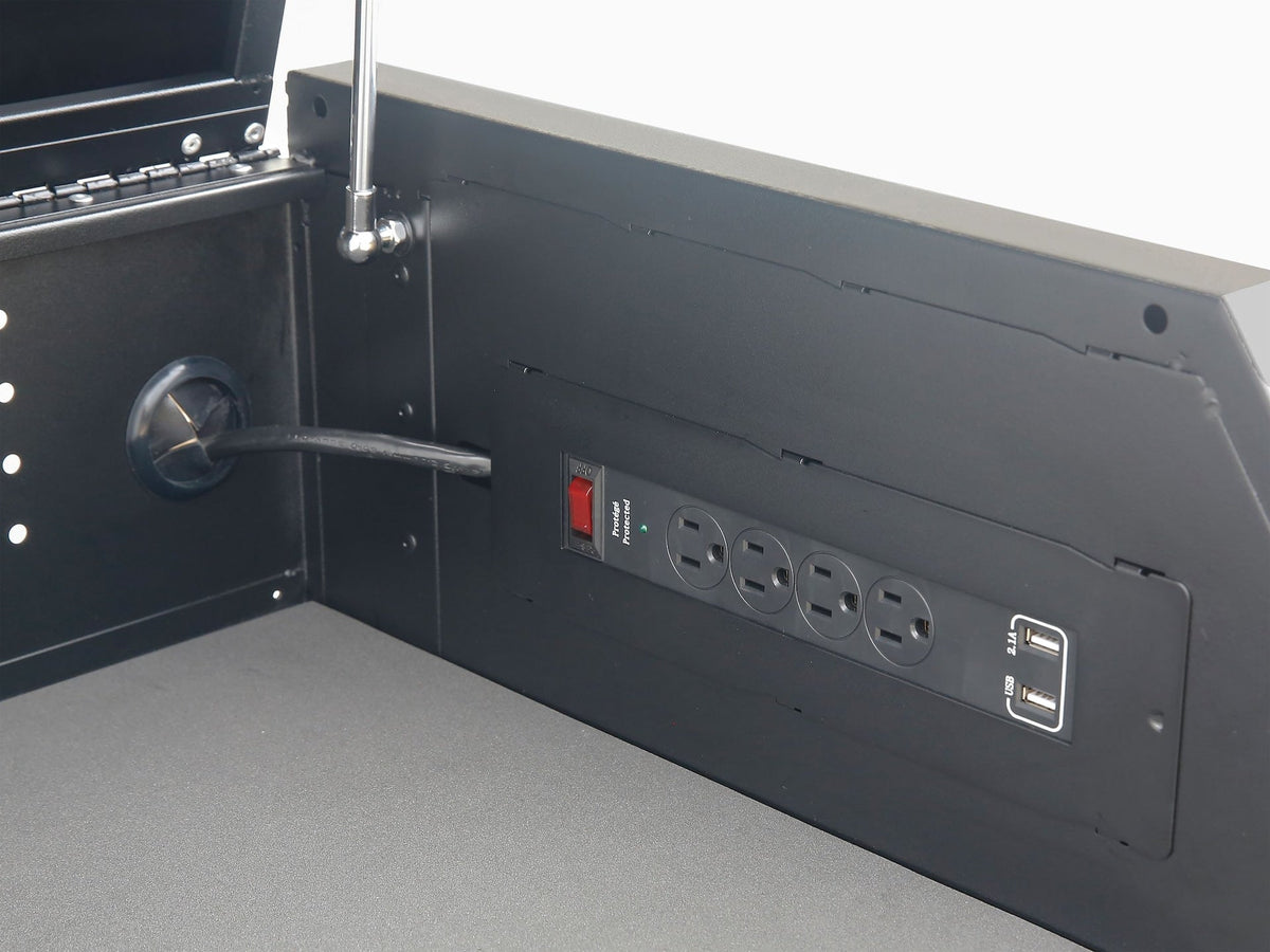 MAXIMUM Tool Chest with Integrated Power Strip, 43-in