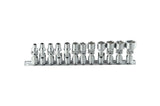 Maximum Universal Socket Set, 1/4-in, 12-pc