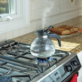 1.4L Glass Whistling Stovetop Kettle, Dishwasher Safe