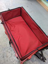 Industries All-Season Foam Padded Seat Cushion & Side Pads For Convertible Wagon Sleigh/Sled, Red