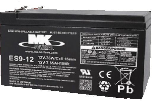 12-Volt 9 Ah SLA Battery, F2 Terminal