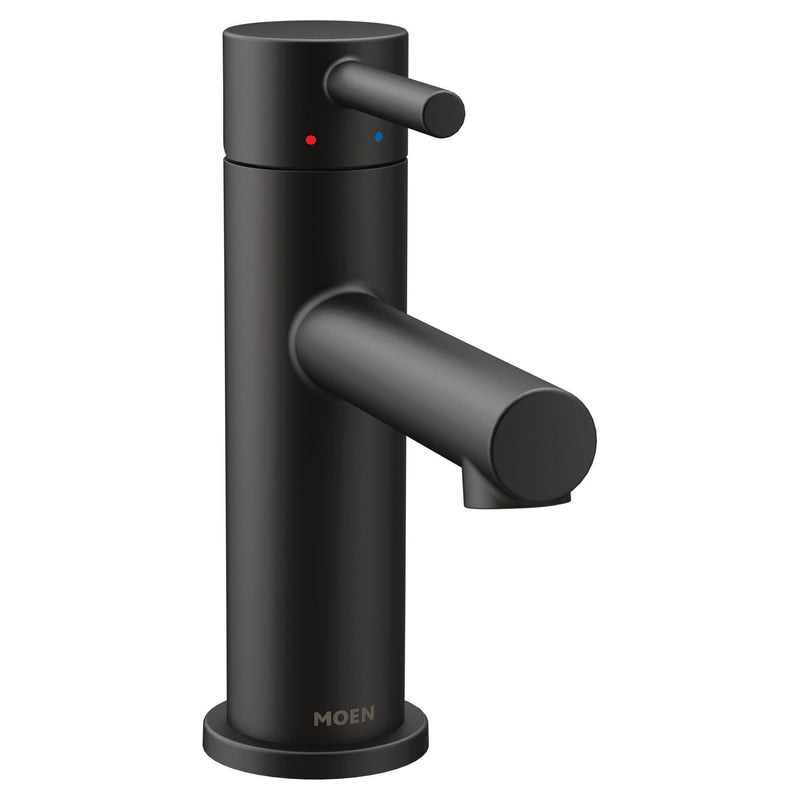 Align Single Handle Single Hole Bathroom Sink Faucet, Matte Black C3679