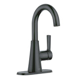 Mikah Single Handle Bathroom Faucet, Matte Black
