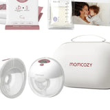 Momcozy Smart Breast Pump + Milk Storage Bags + Breast Pump Wipes