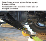 10,000-lb Axle Strap, with D-rings, 2-in x 31-in