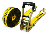 10,000-lb Commercial Ratchet Tie Down Straps, with Ultra Padded Handles, 2-in x 30-ft