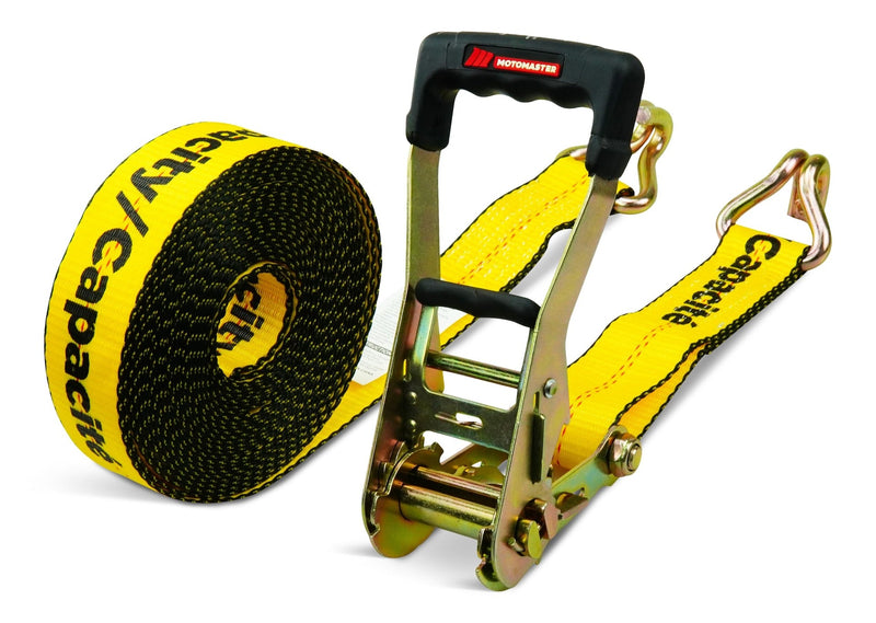 10,000-lb Commercial Ratchet Tie Down Straps, with Ultra Padded Handles, 2-in x 30-ft T4294