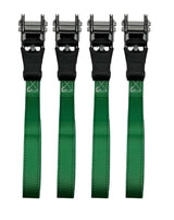 1,500-lb Padded Ratchet Tie Down Straps, 1-in x 14-ft, 4-pk