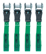 1,500-lb Padded Ratchet Tie Down Straps, 1-in x 14-ft, 4-pk