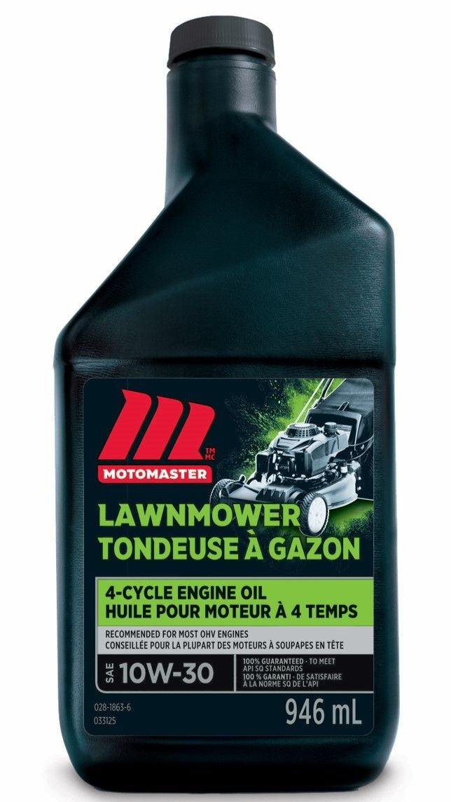 4-Stroke Lawnmower Engine Oil 10W30, 946-mL U817