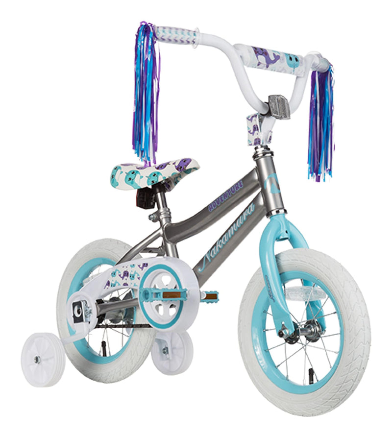 Adventure Kid's Bike, Silver, 12-in G5044