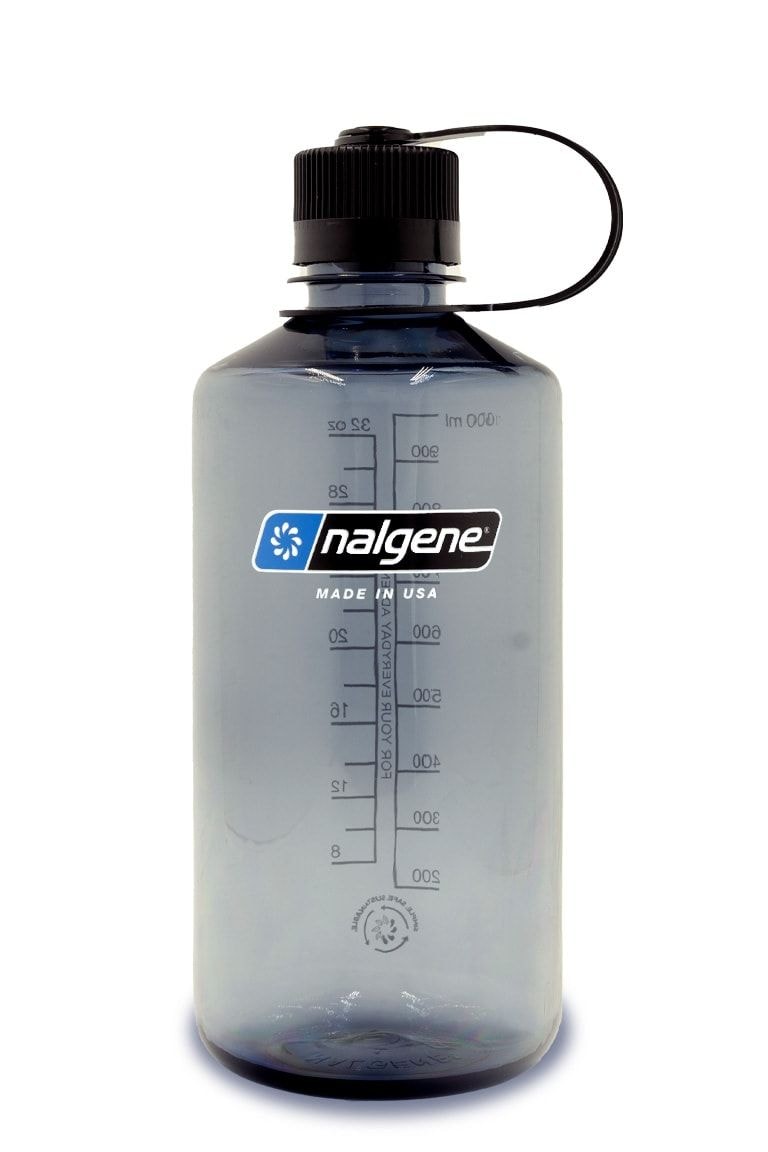 Sustain Narrow Mouth Water Bottle, Grey, 1 L B5130