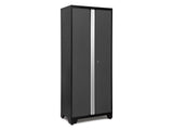 Bold Series 24-Gauge Steel RTA Storage Locker with 3 Shelves, Black/Grey, 30-in