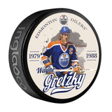 Wayne Gretzky Hockey Puck, 6-oz