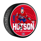 Lane Hutson Hockey Puck, 6-oz