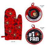 Kitchen Oven Mitt Pot Holder Set, 2-pc