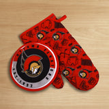 Kitchen Oven Mitt Pot Holder Set, 2-pc