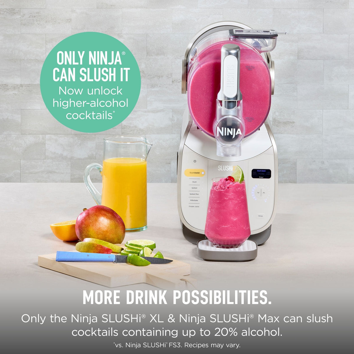 Ninja Slushi XL Slushie Machine with Technology, Crema, FS601CBR