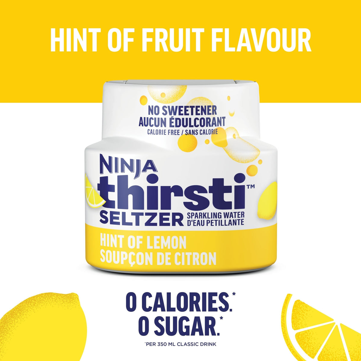 Ninja Thirsti SELTZER Lemon Flavoured Water Drops