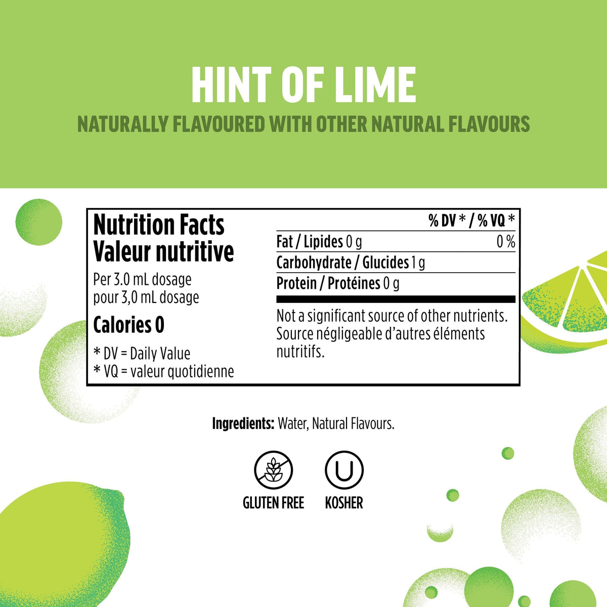Ninja Thirsti SELTZER Lime Flavoured Water Drops