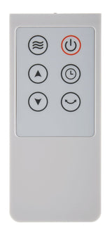 Oscillating Tower/Baseboard Heater withRemote Control & Thermostat, 1500W, White