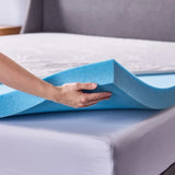 Novaform ComfortLuxe Plus Gel Memory Foam 3-inch Mattress Topper