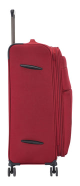 Outbound Softside Large Luggage, Wheeled, Red