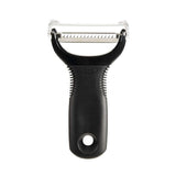 Stainless Steel Julienne Peeler, Black