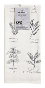 All-Purpose Vegetable-Print Cotton Kitchen Towels, 2-pk