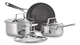 PFOA-Free Hybrid Clad Cookware Pot Set, 6-pc